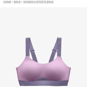 ThirdLove kinetic adjustable sports bra high support cups lilac blush 36C